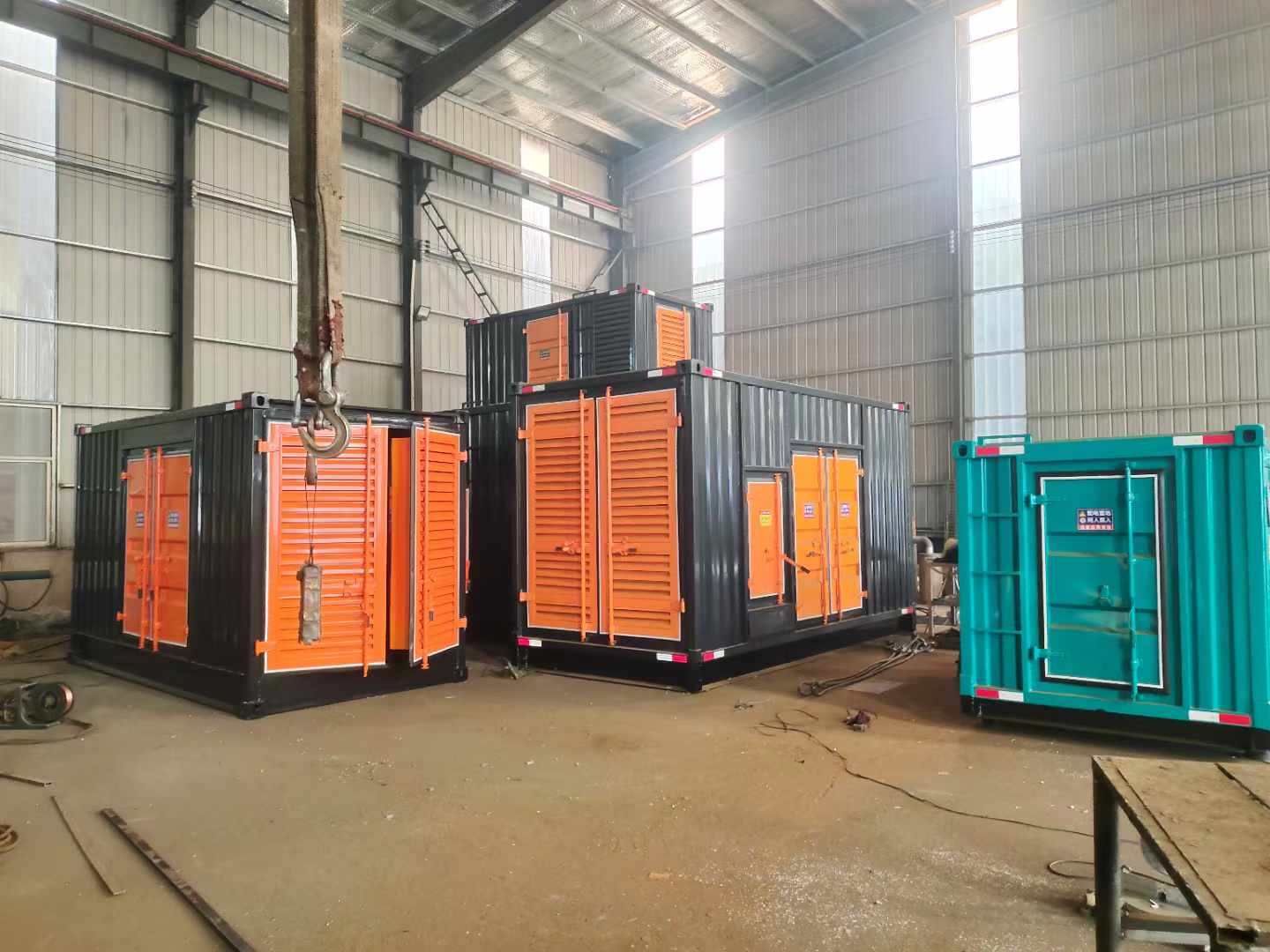 安达500kw柴油发电机组可以带动多少功率设备？